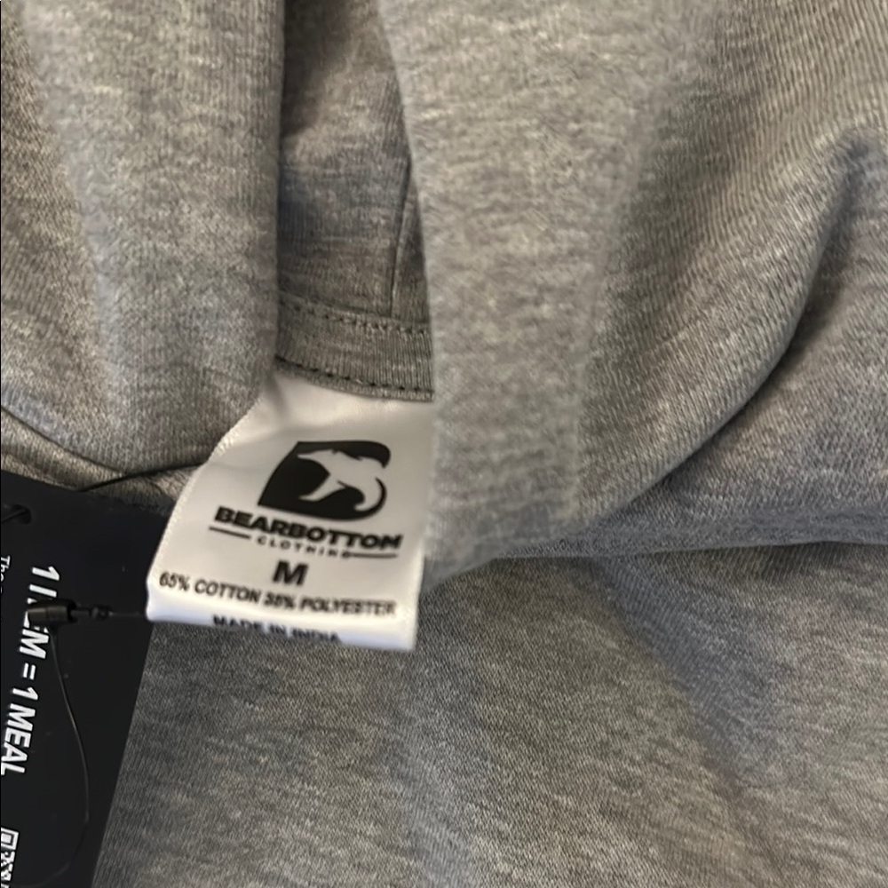 Men's Gray Hoodie - Picture 3 of 3